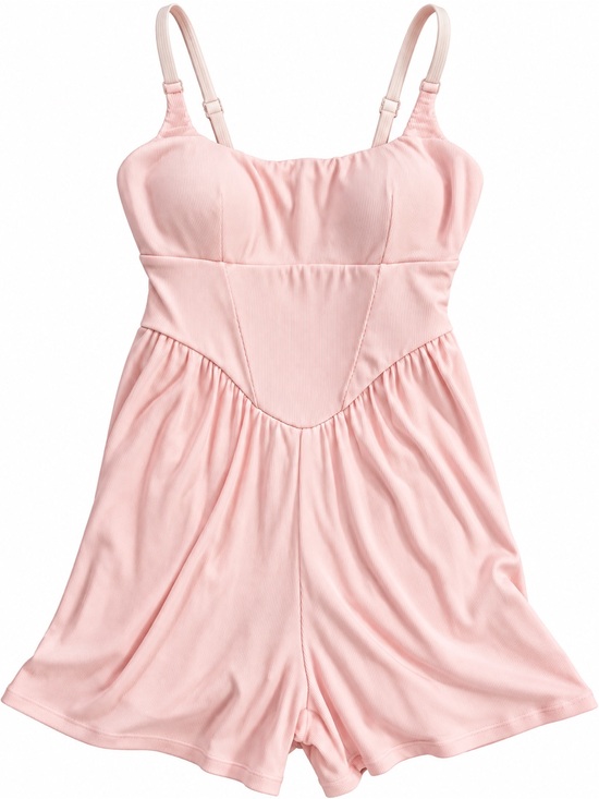 Popilush Other - Popilush Shapewear Romper Light Blush Pink Adjustable-Strap